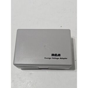RCA Foreign Voltage Adaptor Travel Converter Dual Wattage 50W/1600W Gray